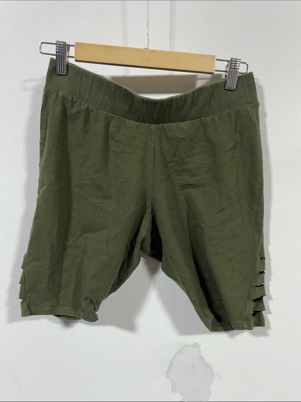 torrid Olive Green Ladder Side Athletic Shorts